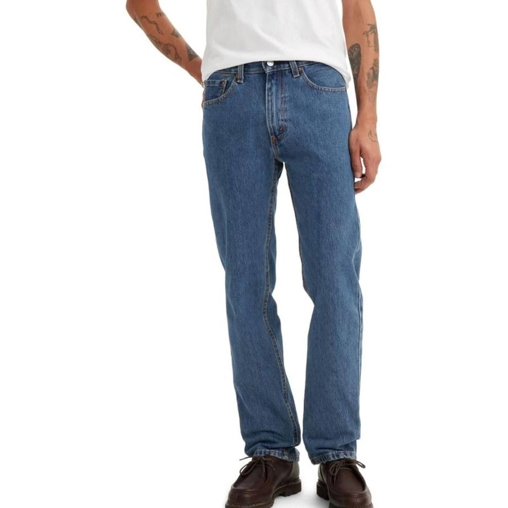 NWOT Levi's  505 Men's W36 L30 Jeans Blue Denim Straight Fit